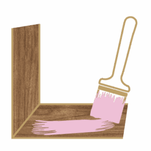 Application on wood